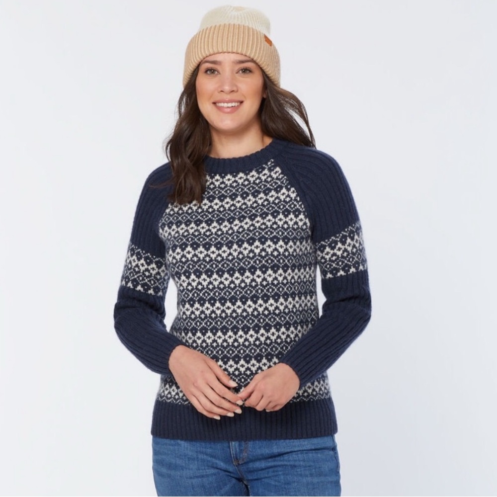 Woolpaca Jacquard Women's Crew Sweater